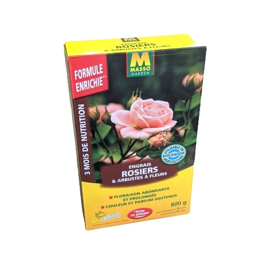 Engrais Liquide Organique Pour Rosiers - 1 Litre - VG Garden - Utilisation Facile (dilution 2-4 Ml/L)