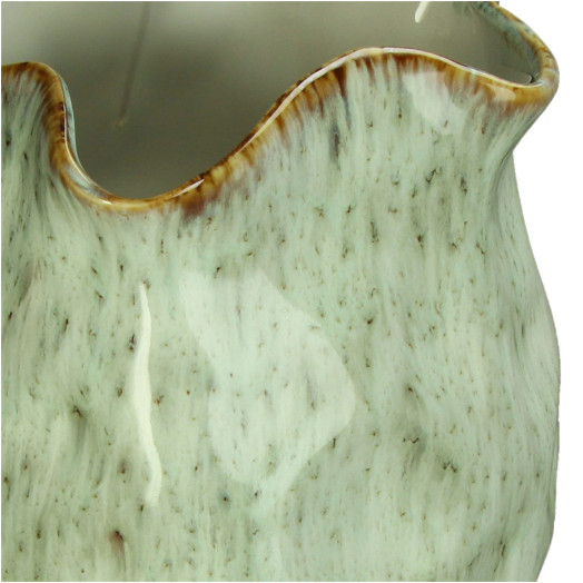 VASE STONEWARE VERT 25.5x25x45.5