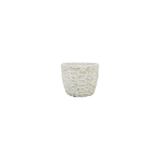 POT KANSAS D19.5 BLANC H15CM