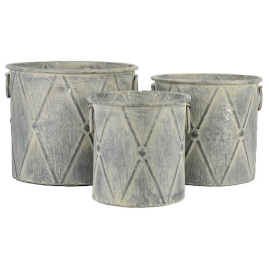 POT BRAZILIA ZINC D28 H25